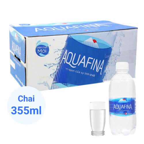 Thùng 24 chai nước suối Aquafina 355ml