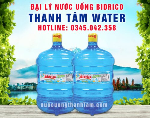 Nước uống bidrico đóng bình 19L