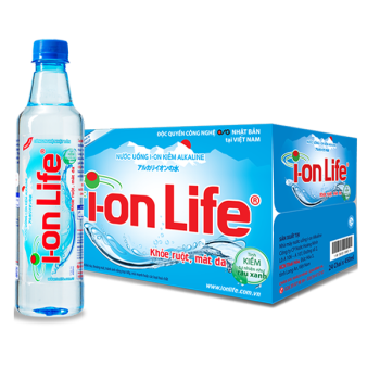 Thùng 24 chai nước suối Ion Life 450ml