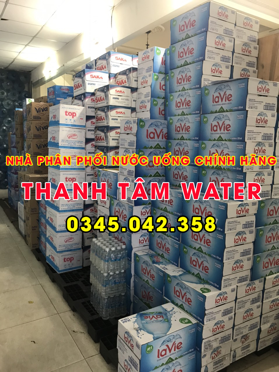 Nhà phân phối sỉ lẻ nước uống đóng chai Thanh Tâm
