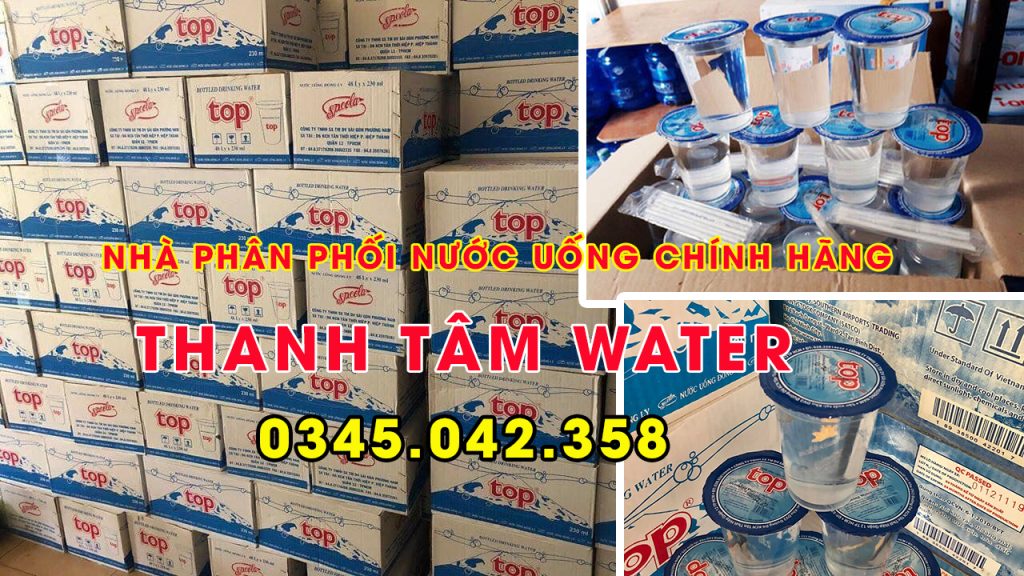 Đại lý nước suối ly Top Thanh Tâm Water
