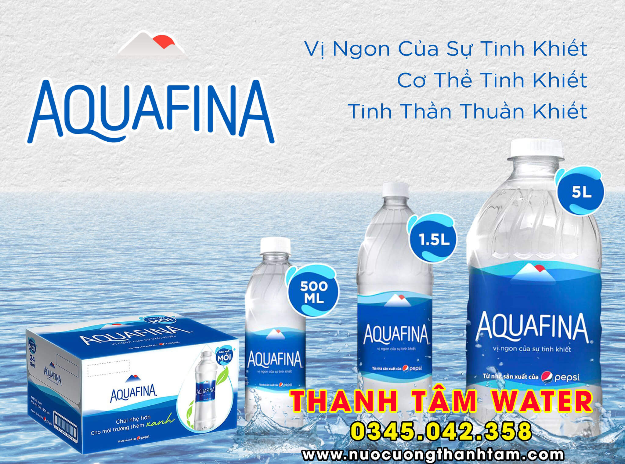 Đại lý nước uống Aquafina Thanh Tâm